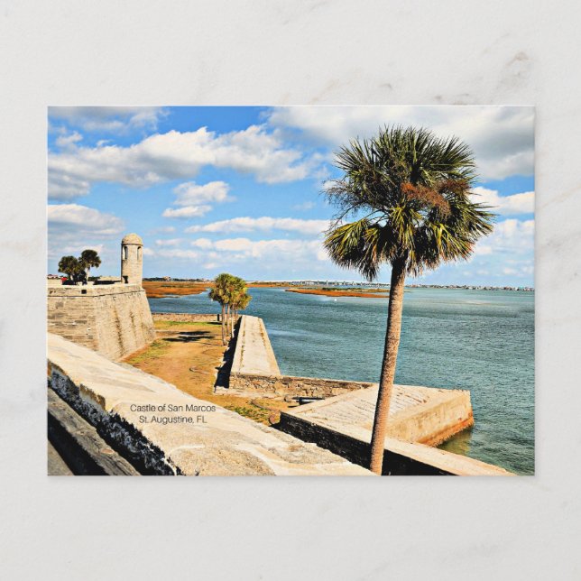 Postal Castillo de San Marcos, St. Augustine, FL (Anverso)