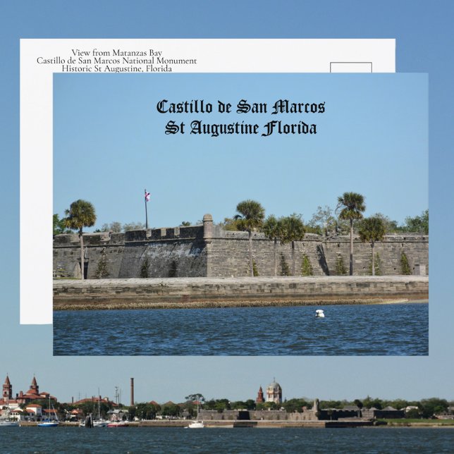 Postal Castillo de San Marcos St Augustine FL Foto (Subido por el creador)