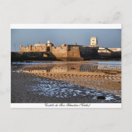 Postal Castillo de San Sebastián (Cádiz)