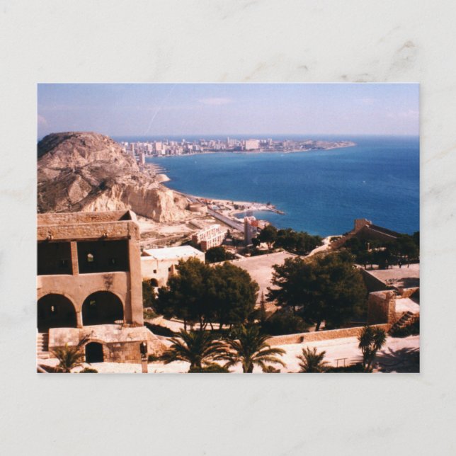 Postal Castillo de Santa Bárbara (Anverso)