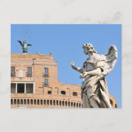 Postal Castillo de Sant'Angelo en Roma, Italia