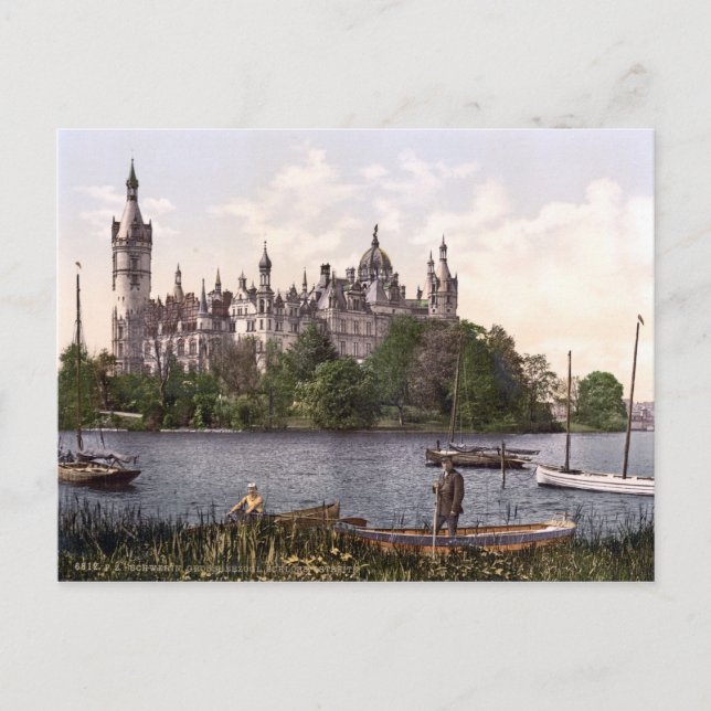 Postal Castillo de Schwerin (Anverso)