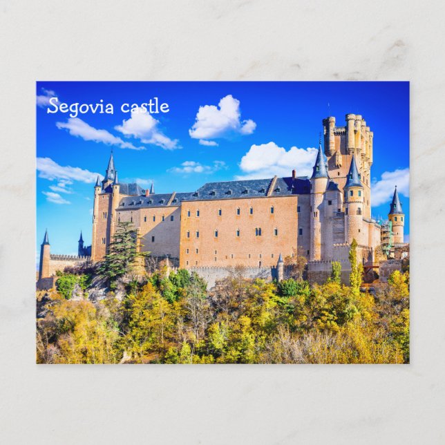 Postal Castillo de Segovia Postcard (Anverso)