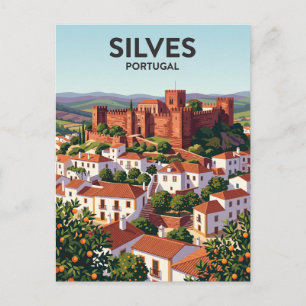 Postal Castillo de Silves Portugal