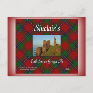 Postal Castillo de Sinclair Sinclair Girnigoe Ale
