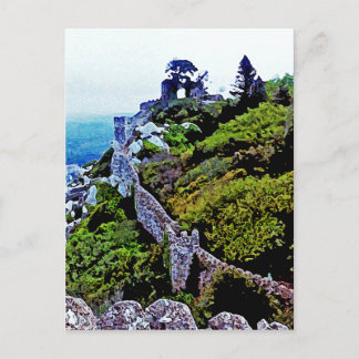 Postal Castillo de Sintra Portugal