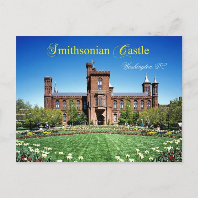 Postal Castillo de Smithsonian, Washington DC (Anverso)