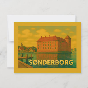 Postal Castillo de Sønderborg Dinamarca