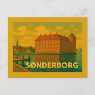 Postal Castillo de Sønderborg Dinamarca