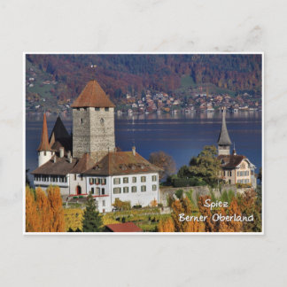 Postal Castillo de Spiez, Suiza / Schloss Spiez, Schweiz