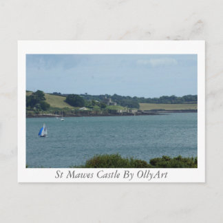 Postal Castillo De St Mawes Por OllyArt Photography