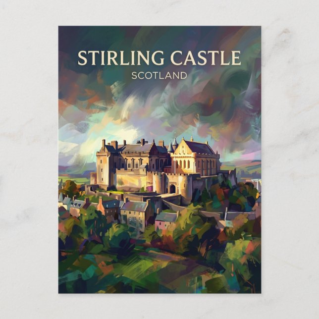 Postal Castillo de Stirling Escocia (Anverso)