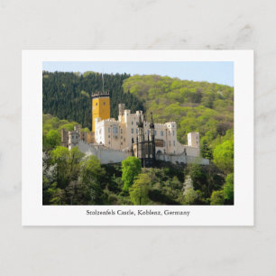 Postal Castillo de Stolzenfels Schloss Alemania UNESCO