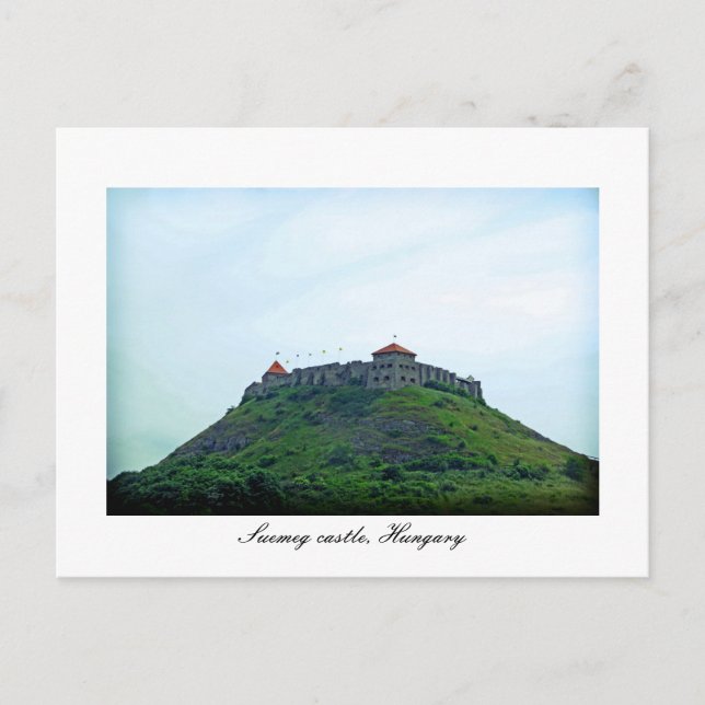 Postal Castillo de Suemeg, Hungría (Anverso)