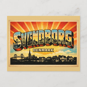 Postal Castillo de Svendborg Dinamarca