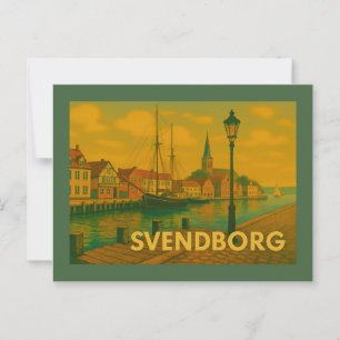 Postal Castillo de Svendborg, Dinamarca