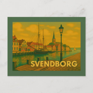 Postal Castillo de Svendborg, Dinamarca