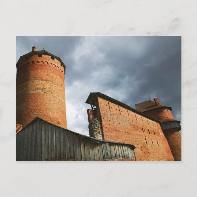 Postal Castillo de Turaida, Sigulda, Letonia (Anverso)