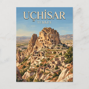 Postal Castillo de Uçhisar Turquía