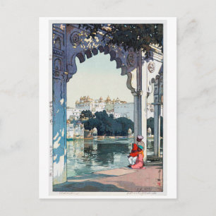 Postal Castillo de Udaipur, India, Hiroshi Yoshida
