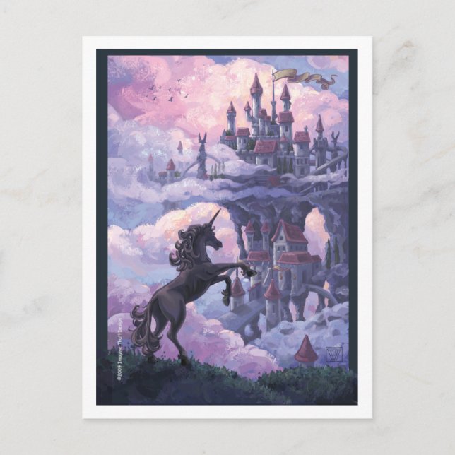 Postal Castillo de Unicornio (Anverso)