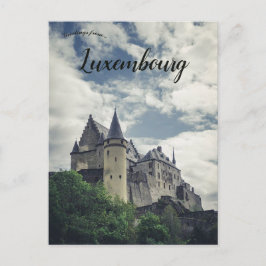 Postal Castillo de Vianden, Luxemburgo
