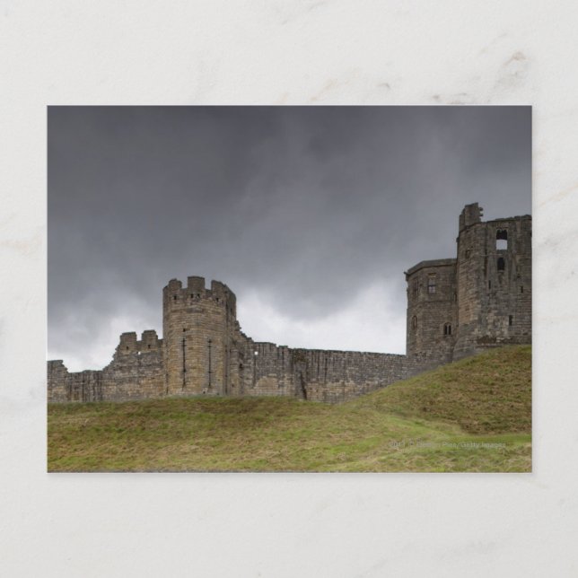 Postal Castillo de Warkworth (Anverso)
