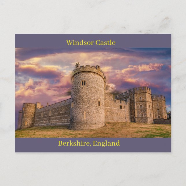Postal Castillo de Windsor (Anverso)