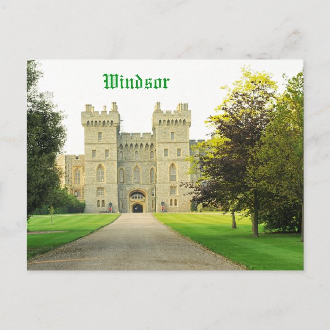Postal Castillo de Windsor (Anverso)
