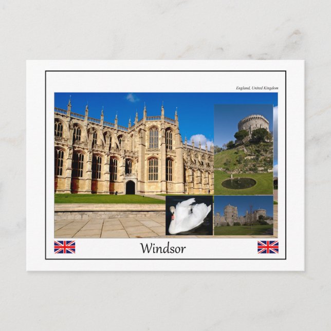 Postal Castillo de Windsor (Anverso)