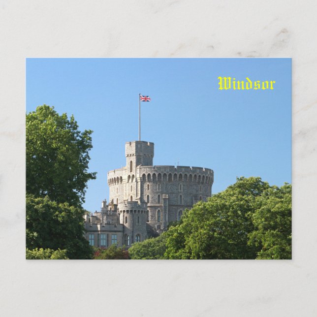 Postal Castillo de Windsor (Anverso)