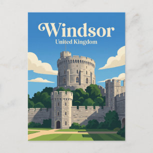 Postal Castillo de Windsor Reino Unido