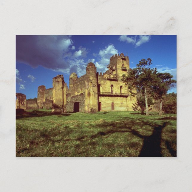 Postal Castillo del emperador Fasiladas en Gondar, Etiopí (Anverso)