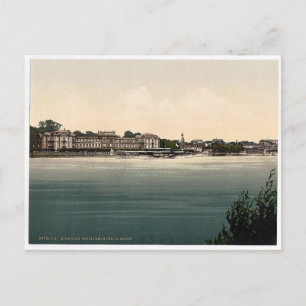 Postal Castillo del Gran Duque, Biebrich, Rin, Alemania