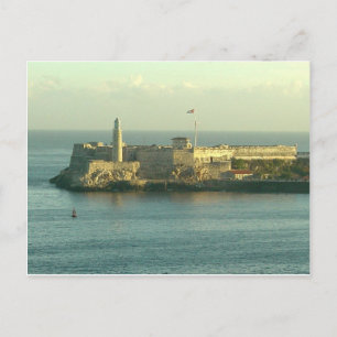 Postal Castillo del Morro La Habana Cuba