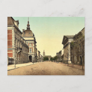 Postal Castillo del Príncipe y Calle Cavalier, Anhalt, Ge