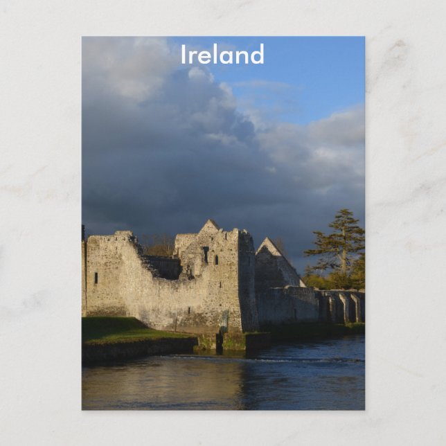 Postal Castillo Desmond en Adare Irlanda (Anverso)