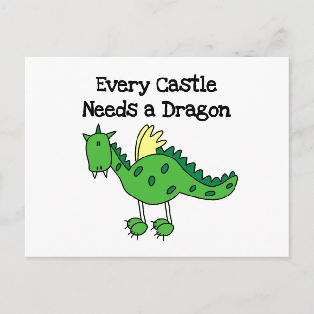 Postal Castillo Dragón (Anverso)