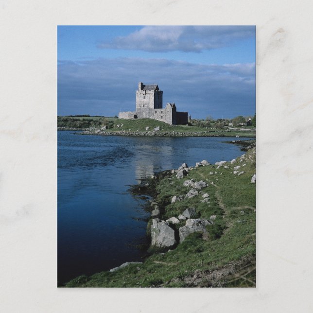 Postal Castillo Dunguire, cerca de Galway, Irlanda (Anverso)