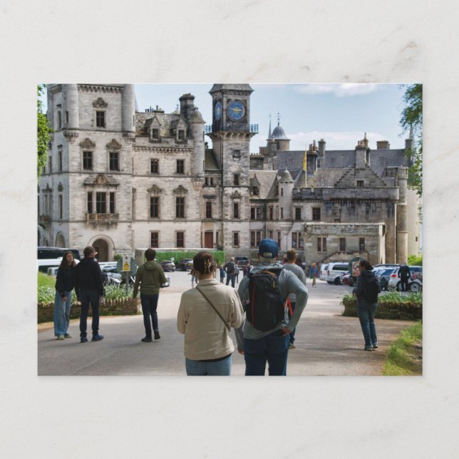 Postal Castillo Dunrobin, Escocia (Anverso)
