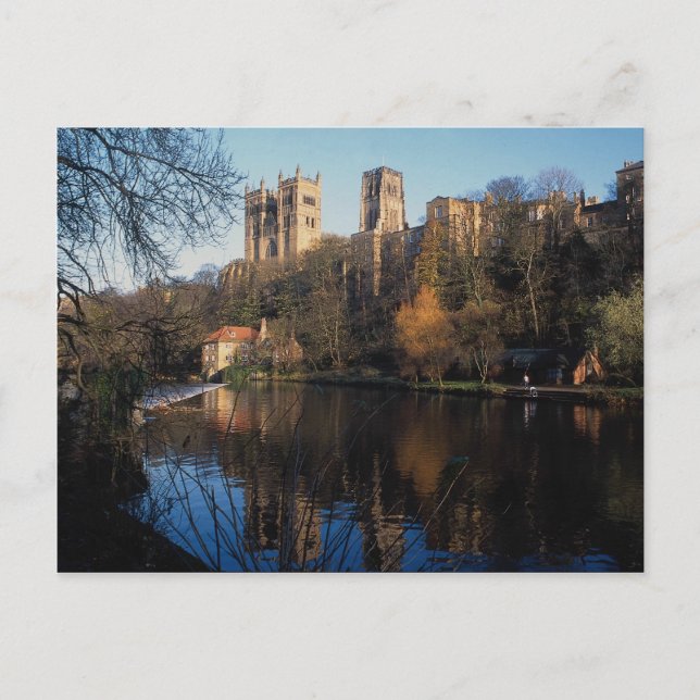 Postal Castillo Durham, Condado de Durham, Inglaterra, Re (Anverso)