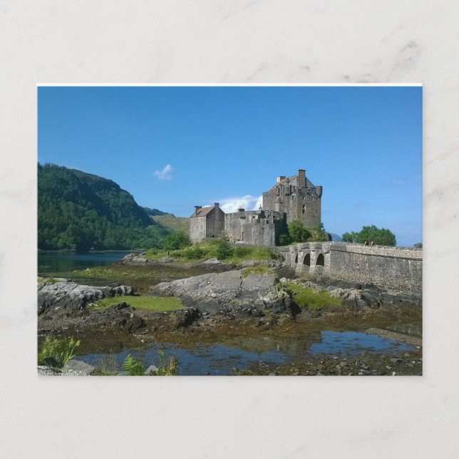 Postal Castillo Eilean Donan, Escocia (Anverso)