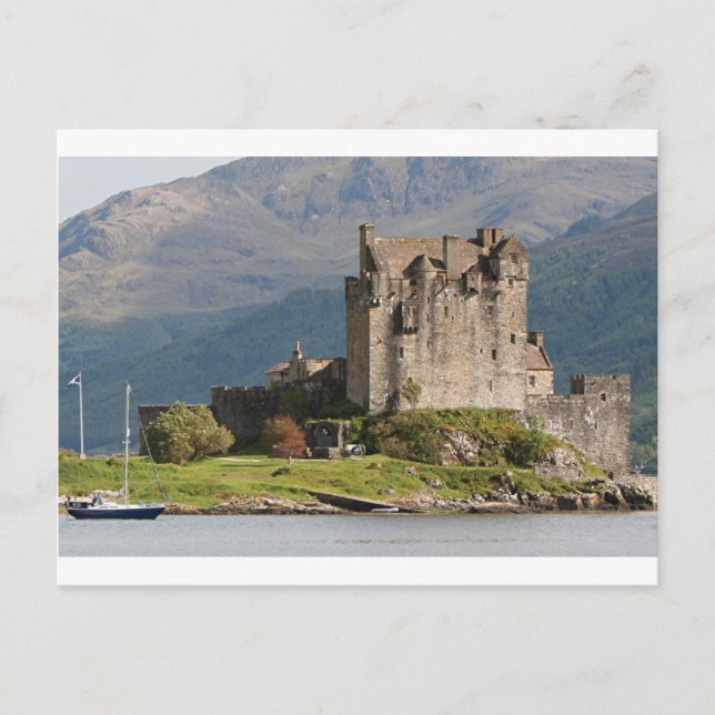 Postal Castillo Eilean Donan, Escocia, Reino Unido 2 (Anverso)