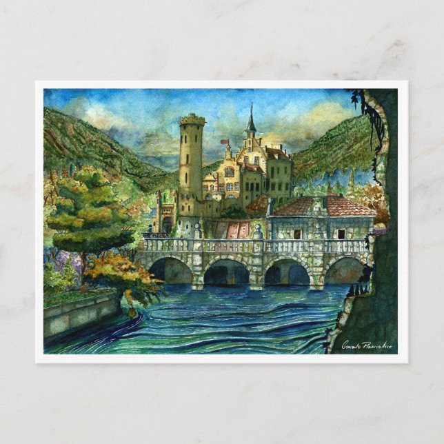 Postal Castillo en el Lago  (Anverso)