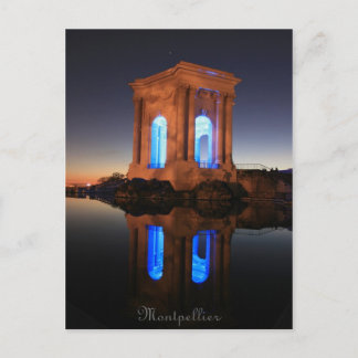 Postal Castillo francés D'eau