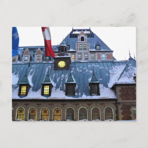 Postal Castillo Frontenac, Quebec, Canadá