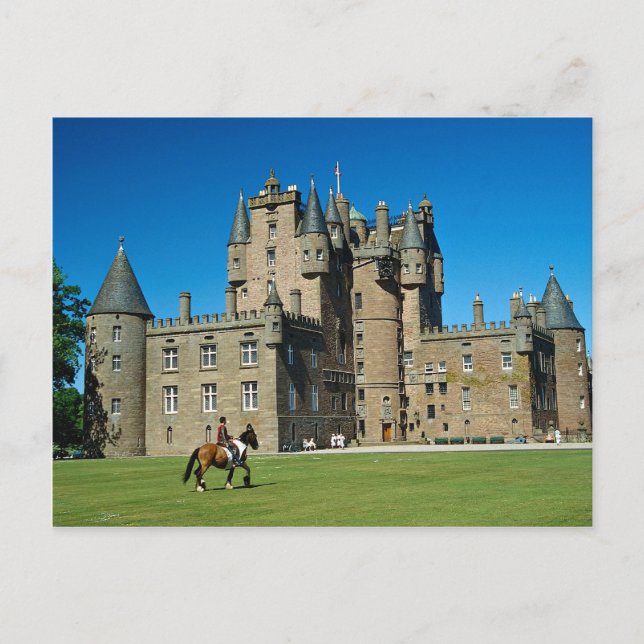Postal Castillo Glamis, Escocia (Anverso)