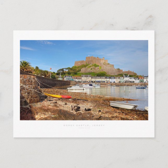 Postal Castillo Gorey, Jersey (Anverso)