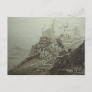 Postal Castillo Harlech - Paul Sandby - c1800