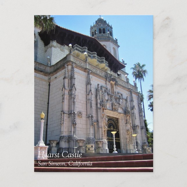 Postal Castillo Hearst, San Simeon, California (Anverso)